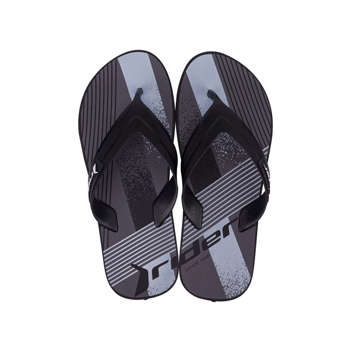 RIDER - Sandalia Hombre Negro/Blanco Graphics Rider