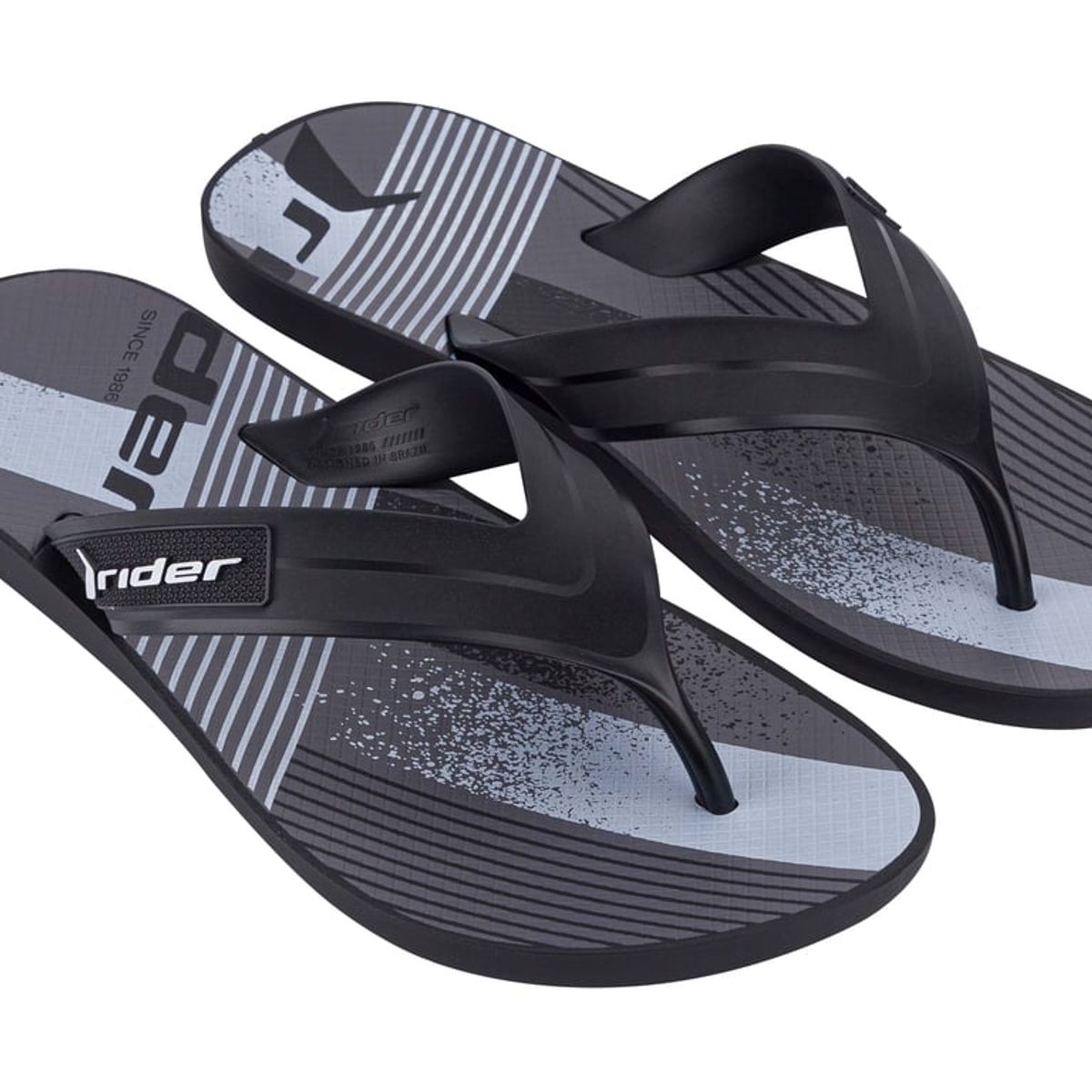 RIDER - Sandalia Hombre Negro/Blanco Graphics Rider