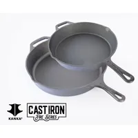 - Set 2 Sartenes 25 Y 30cm Hierro Fundido + Accesorios