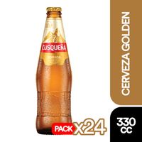 24X Cerveza Lager Botellín 4,8° 330Cc