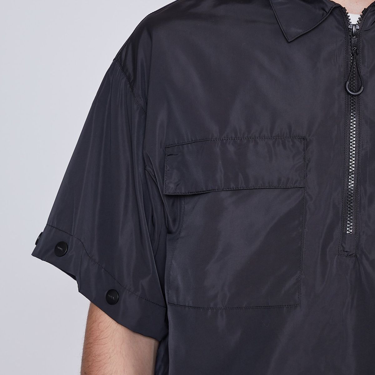 SIOUX - Cortaviento Hombre Viento Manga Desmontable Negro Sioux