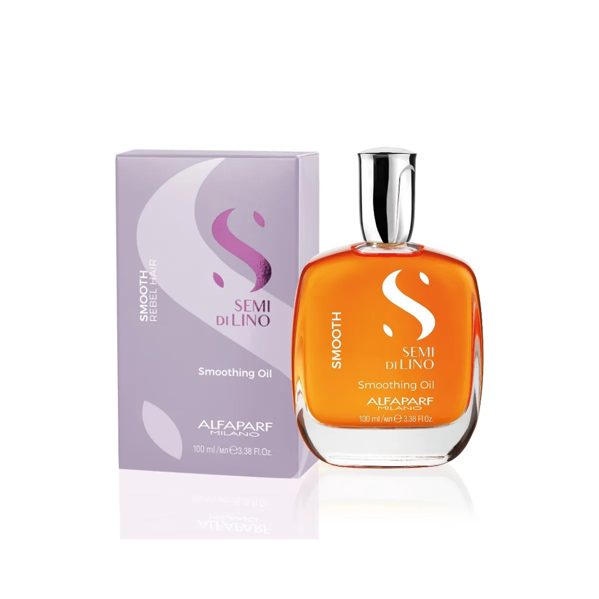 ALFAPARF MILANO - ACEITE ALISADOR Y TERMOPROTECTOR CABELLO REBELDE SMOOTH ALFAPARF 100 ML.