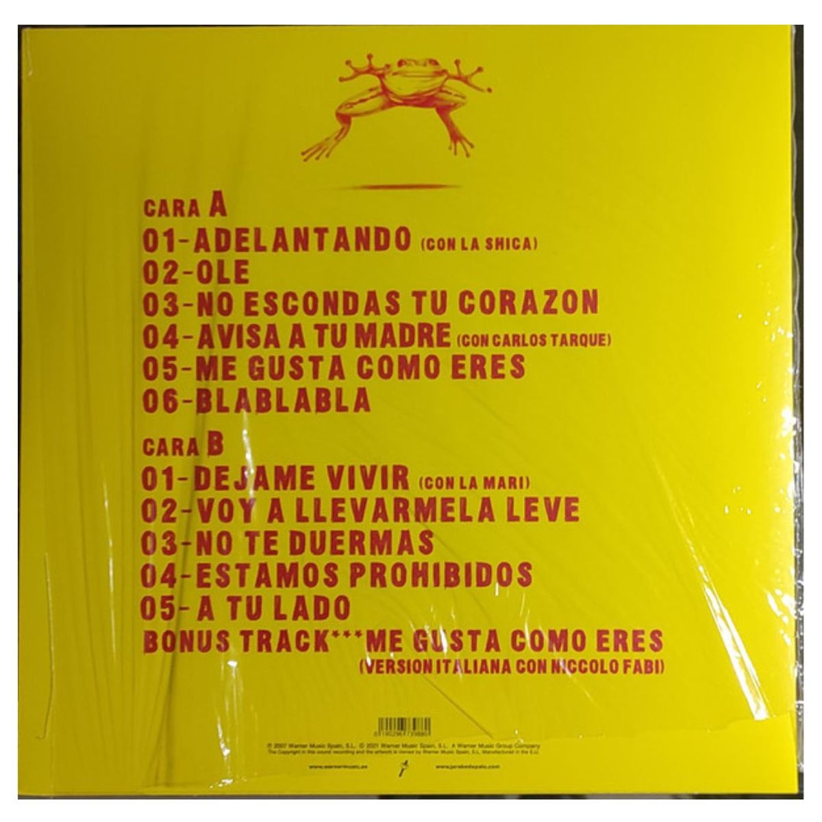 HITWAY MUSIC - JARABE DE PALO - ADELANTADO (LP+CD) - VINILO HITWAY MUSIC