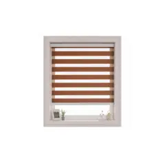 GENERICO - Cortina Roller Dúo Marrón 140x200cm