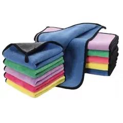 ANNI STAR - Pack 12 Paño Toalla Micro Fibra Profesional Auto 30*30 Cs-02