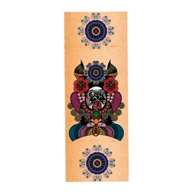 GENERICO - Mat De Yoga Corcho Y Latex Natural 5,5 M Diseño 605 C/ Bolso