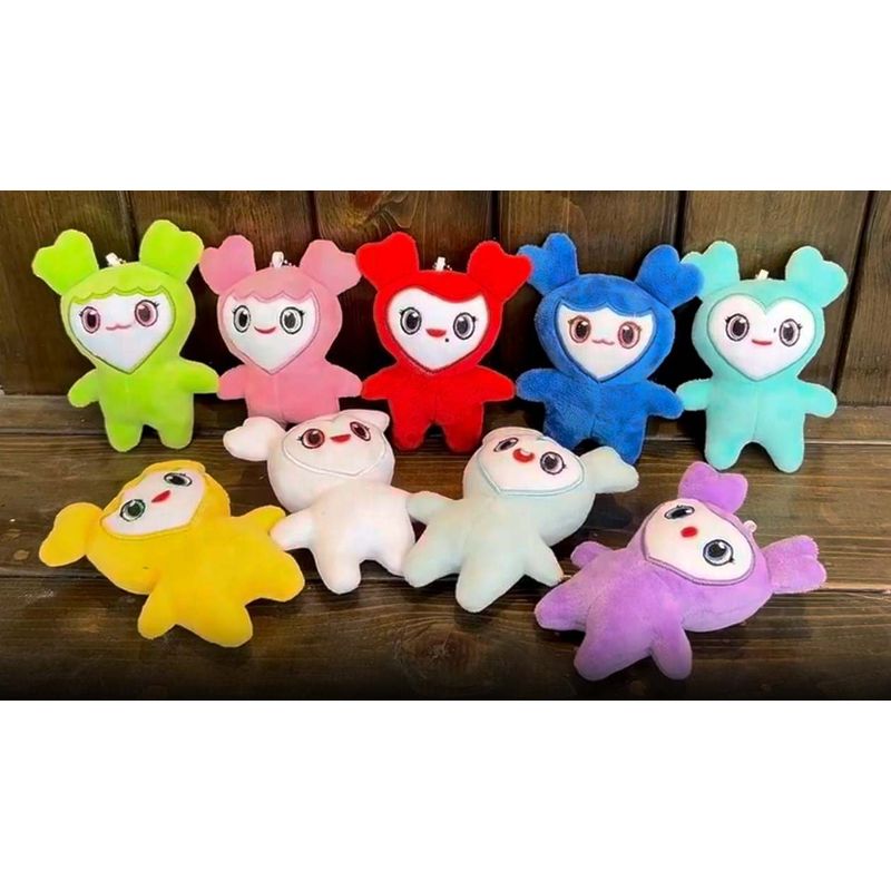 GENERICO - Pack 9 Llaveros Peluche Twice K-pop