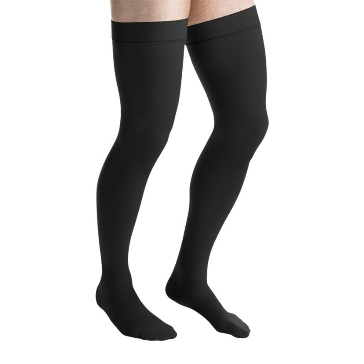 GENERICO - Calcetín forMen Muslo 15-20 mmhg Negro Talla S Jobst