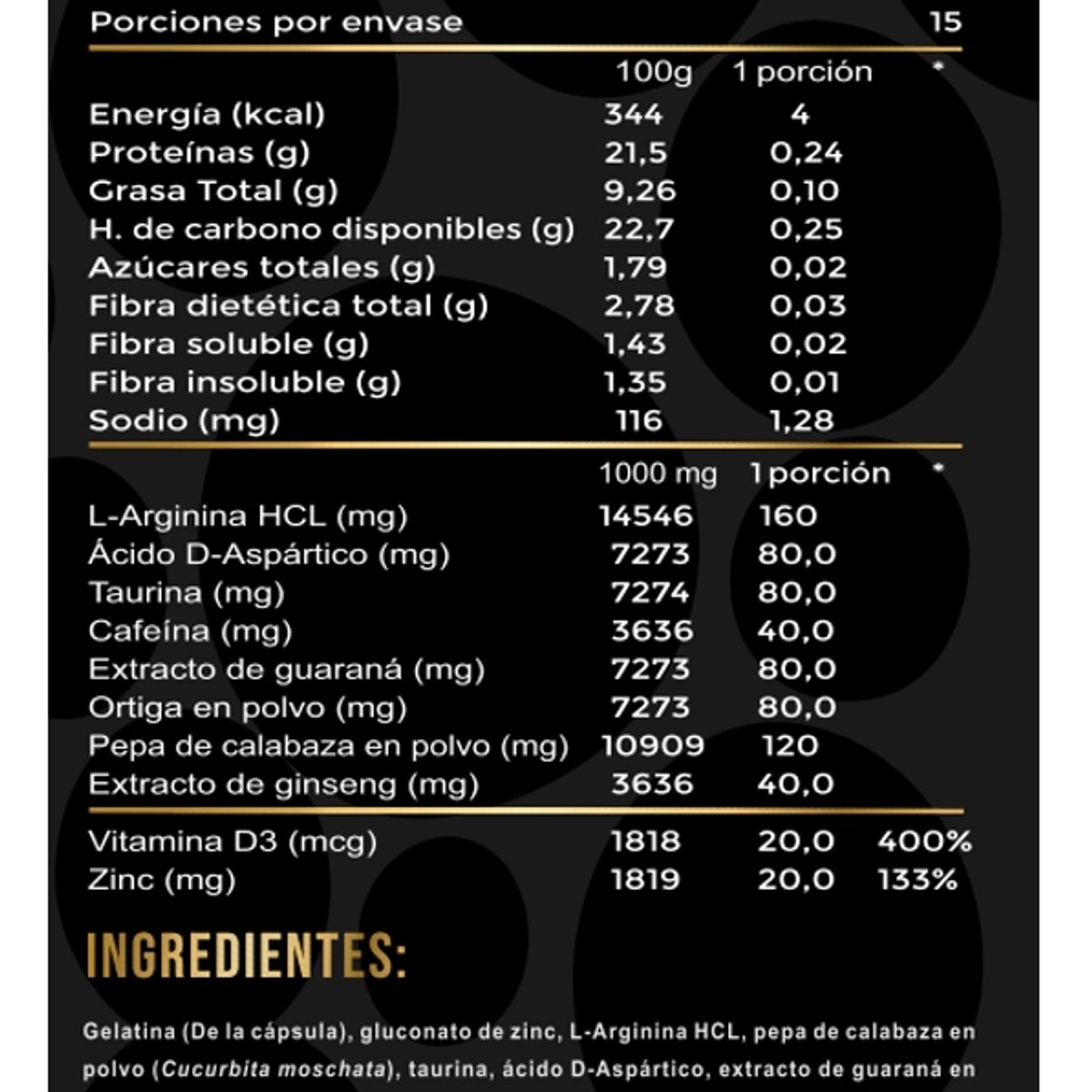GENERICO - Espirulong / Agranda tu PN/ Salud Masculina/  30 capsulas