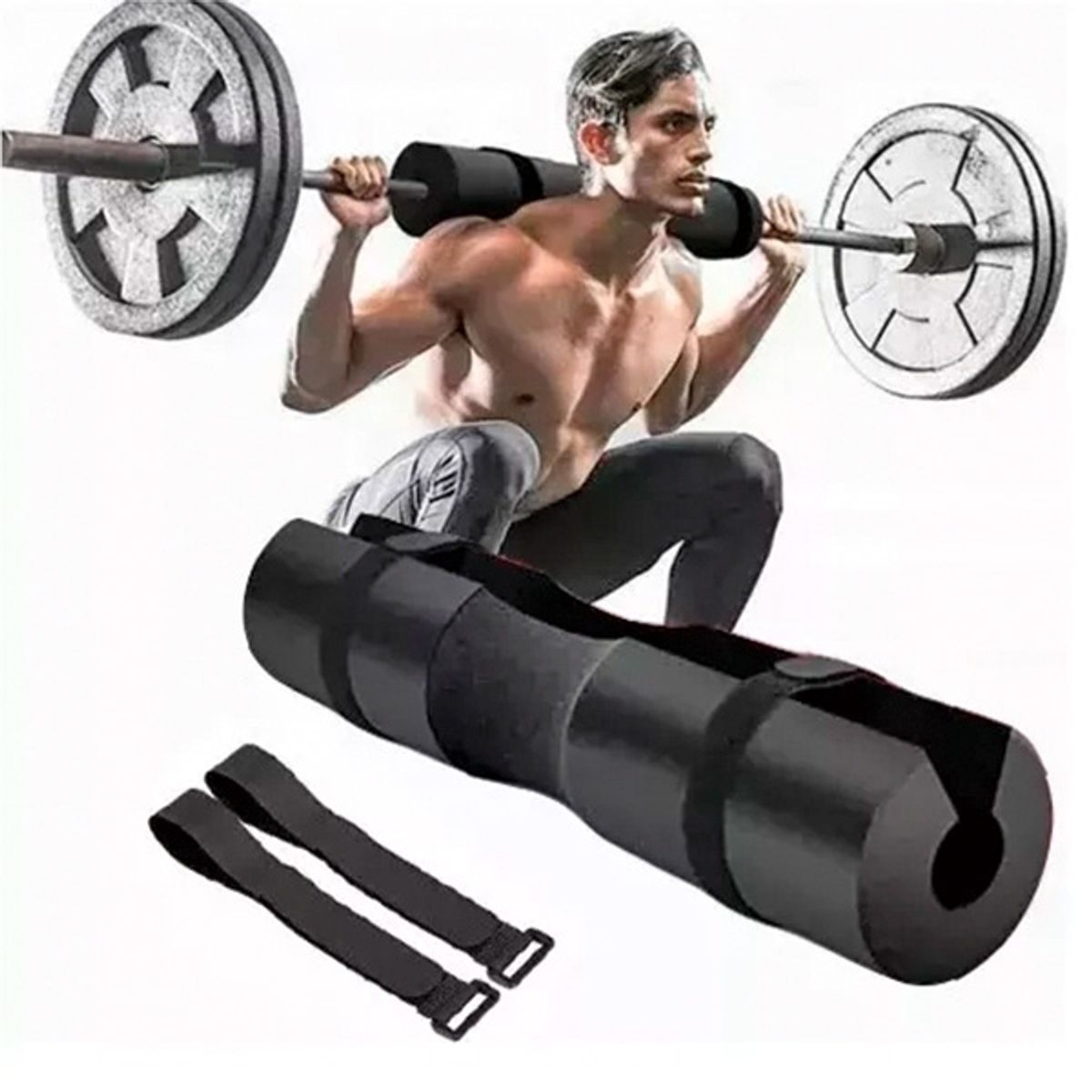 GENERICO - Protector De Cuello Para Levantamiento De Pesas Con Barra-sd