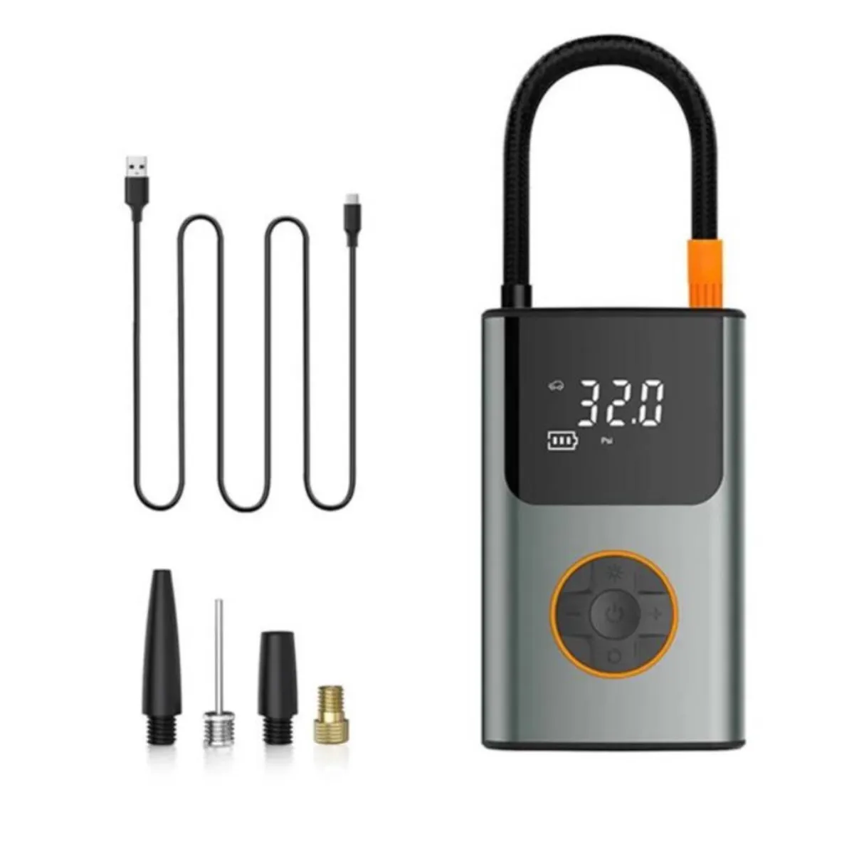 GENERICO - Compresor De Aire Portátil Digital 50 Watt 150 Psi