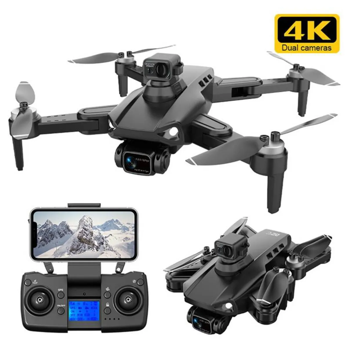 GENERICO - Dron L900 Pro SE Max 4K - Alcance 1,2 KM - Anti obstaculos