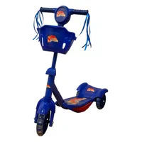 SCOOTER MUSICAL CON LUCES AZUL