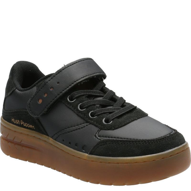 HUSH PUPPIES - Zapatilla Niño Skate Negro [26 - 29] HUSH PUPPIES