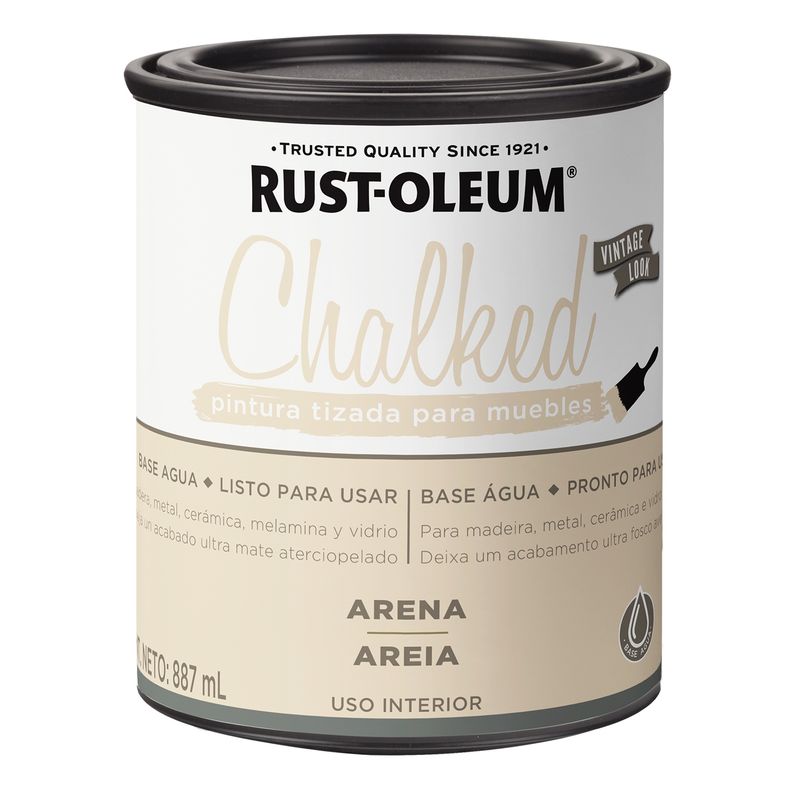 RUST OLEUM - Pintura Tizada de Interior Base Agua Arena