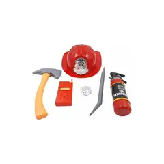 GENERICO - Set Casco Herramientas De Bomberos Para Niños