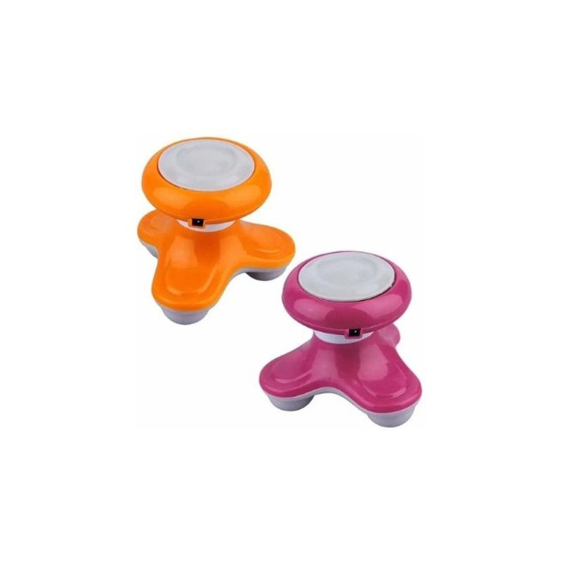 GENERICO - Mini Masajeador Cuello Cabeza Cuerpo Relajante Muscular Naranja