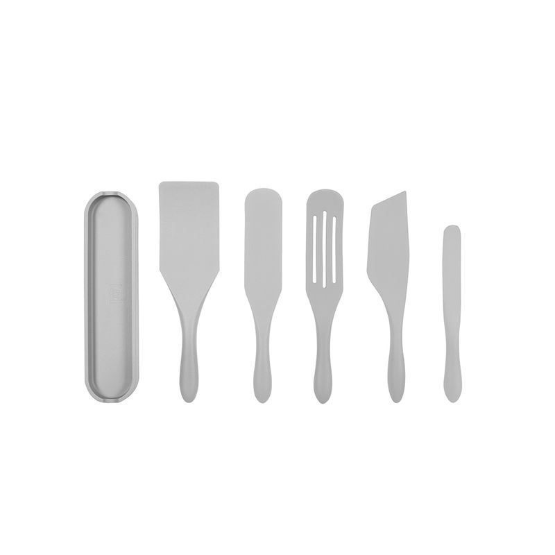 GENERICO - Set De 5 Utensilios De Silicona Mad Hungry Gris