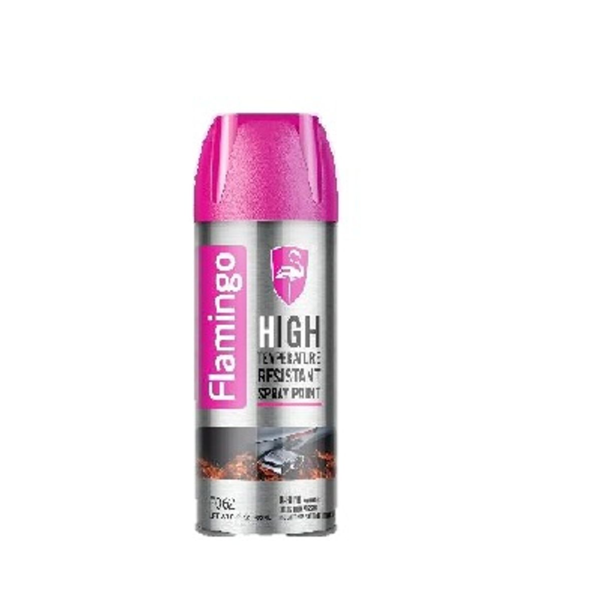 FLAMINGOS - Pintura Alta Temperatura Plateado 450 ML
