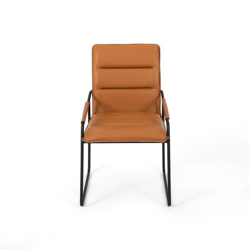 THE POPULAR DESIGN - SILLA COMEDOR COIL CUERO
