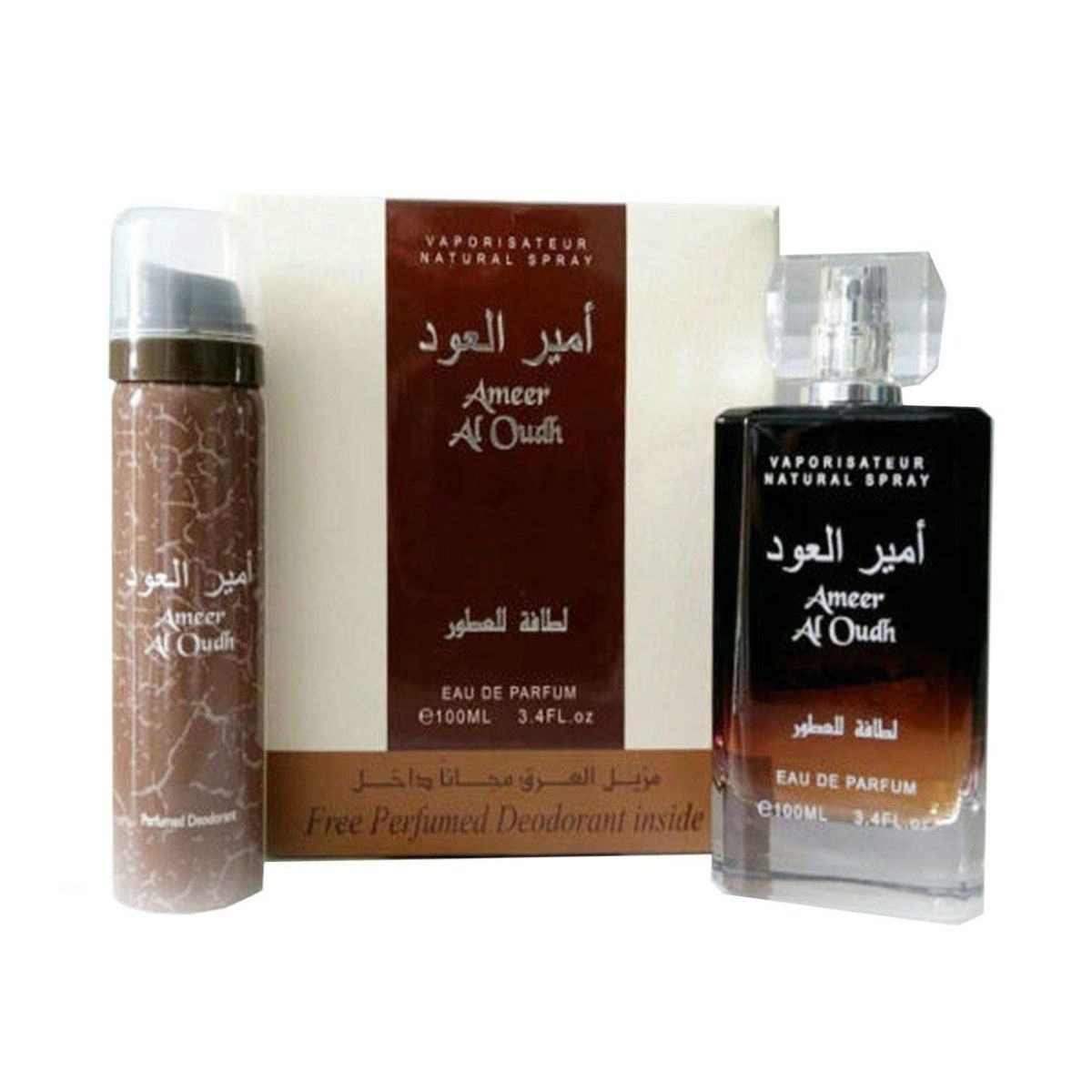LATTAFA - LATTAFA AMEER AL OUDH EDP 100MLDEO 50ML