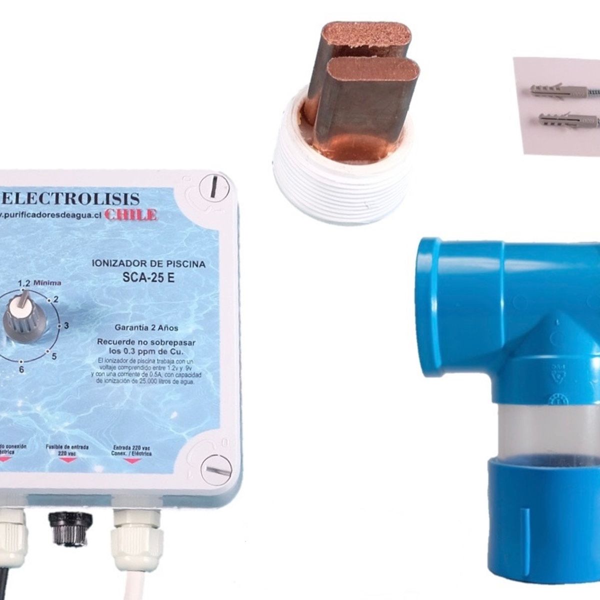 GENERICO - IONIZADORES DE PISCINAS SCA-25 E