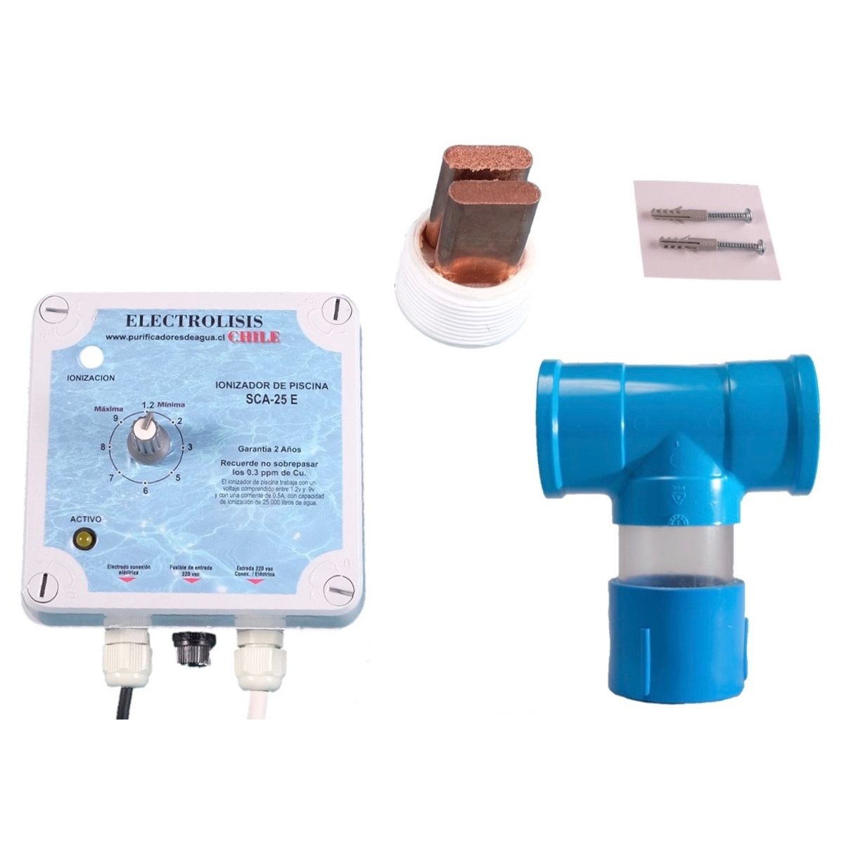 GENERICO - IONIZADORES DE PISCINAS SCA-25 E