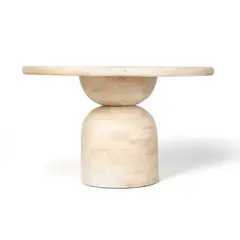 THE POPULAR DESIGN - MESA COMEDOR KEIRA BLANCO