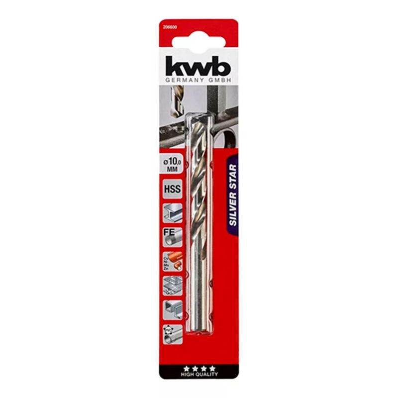 KWB - Broca Para Metal Hss 10.0mm Kwb 206600