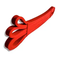 GENERICO - Power Band Bandas Elásticas Pull Up Crossfit -rojo 15 Kg