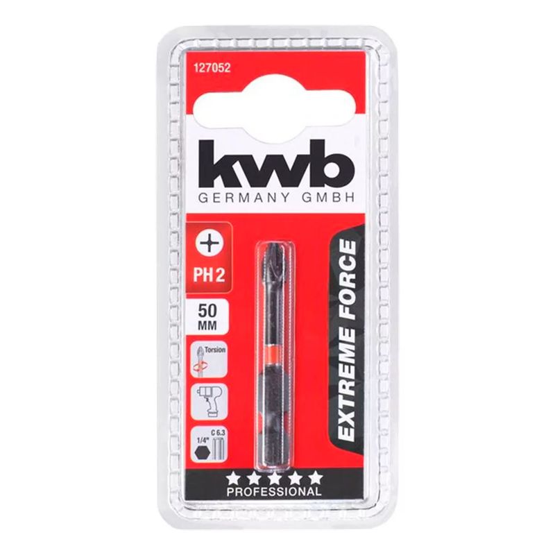 KWB - Punta Phillips Torsion Ph2 X 50mm Kwb 127052