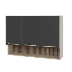 ARROW - Mueble mural con nicho 105x80x30 cm grafito