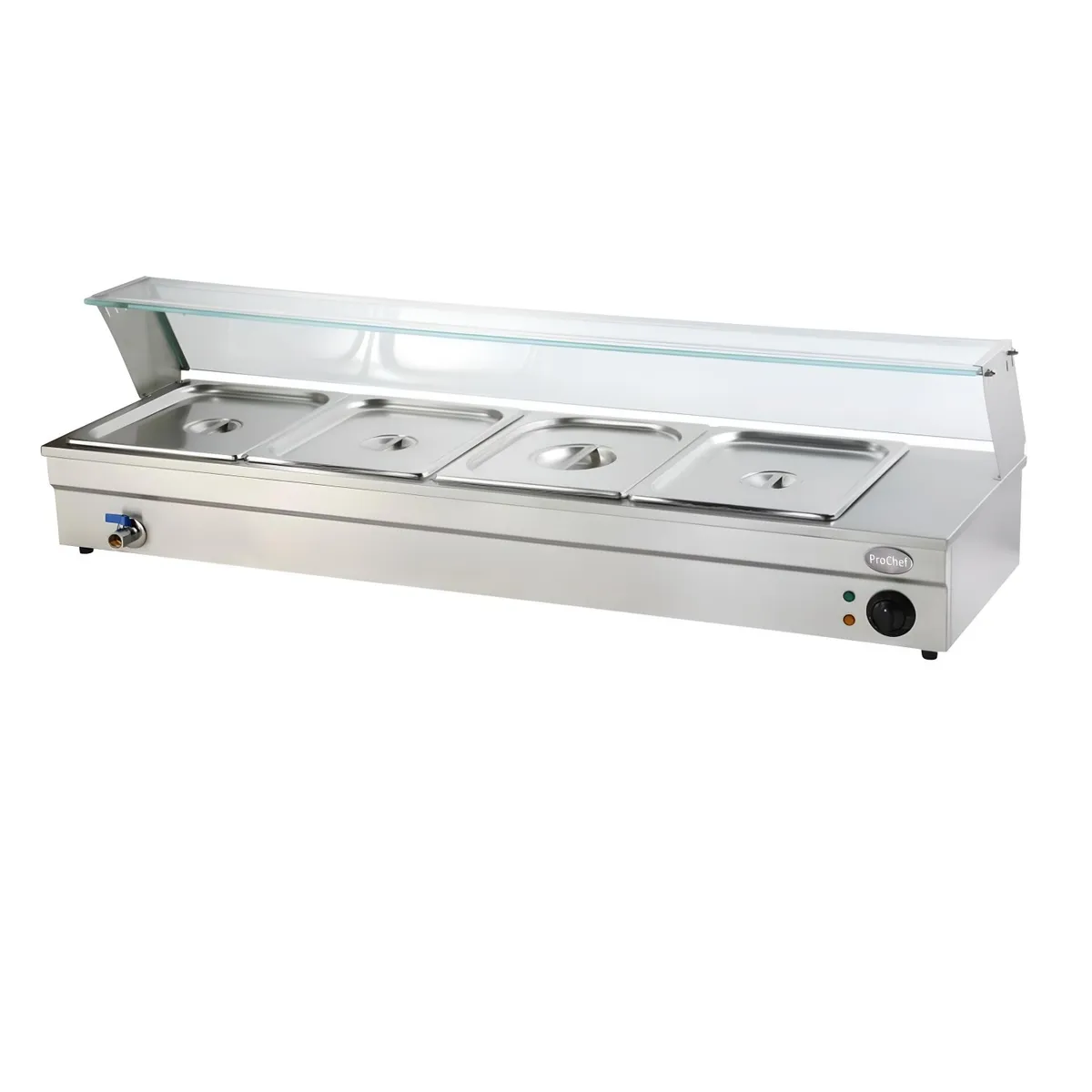 PROCHEF - Vitrina de Calor Baño Maria Sobremesa 4 x GN 1/2