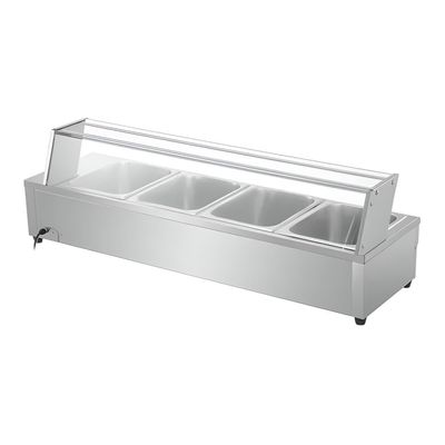Imagen 2 del producto Vitrina de Calor Baño Maria Sobremesa 4 x GN 1/2