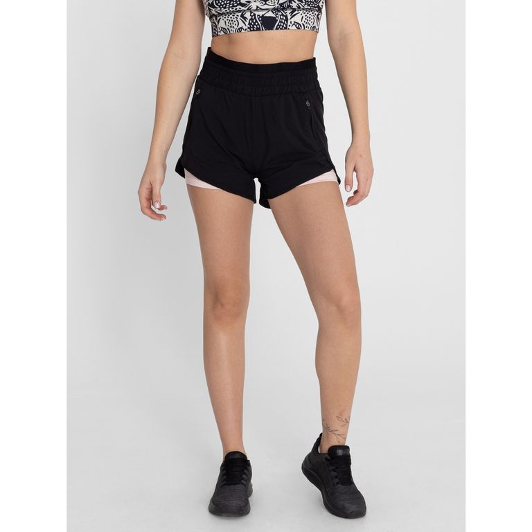 Short deportivo Mujer Febe Negro