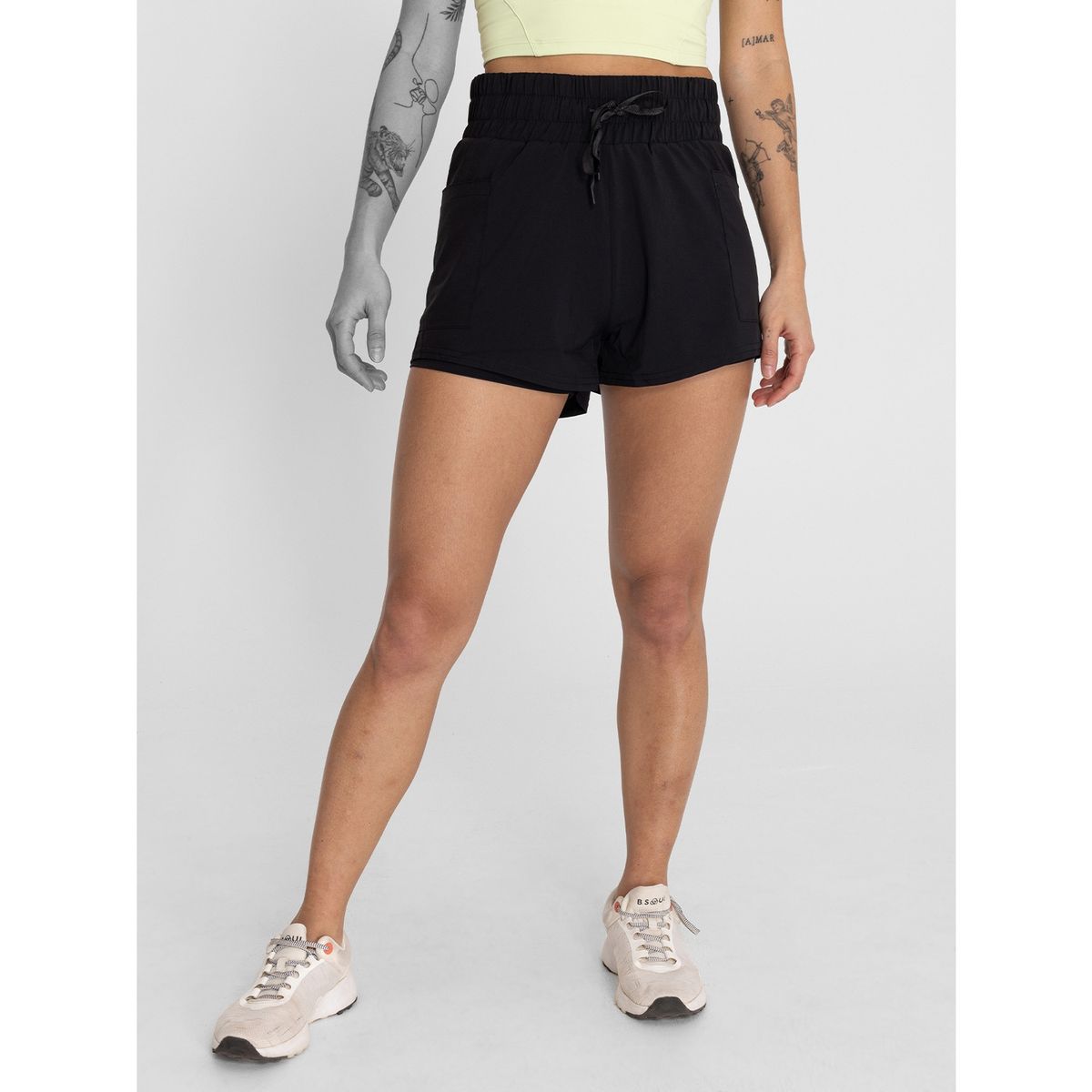 BSOUL - Short deportivo Mujer Aura Negro BSOUL