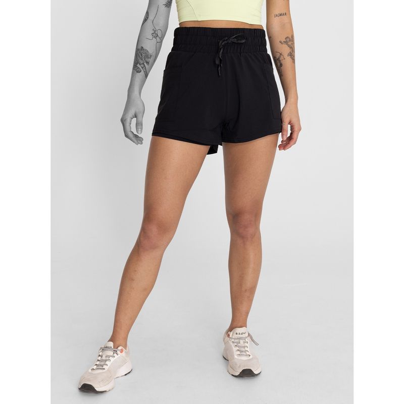 BSOUL - Short deportivo Mujer Aura Negro BSOUL