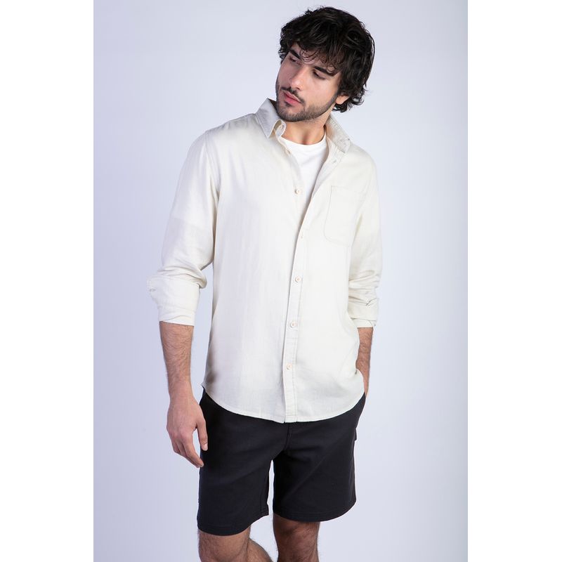 NIMTU - Camisa Lastarria Beige Nimtu