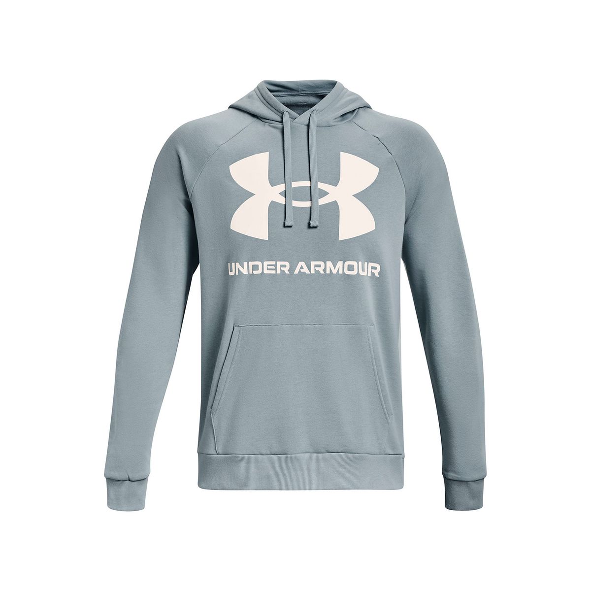 UNDER ARMOUR - Polerón UA Rival Fleece Big Logo para hombre Celeste UNDER ARMOUR