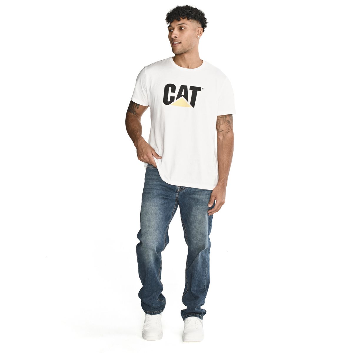 CAT - Jeans Triblend Casual Stretch Dens Azul Hombre CAT