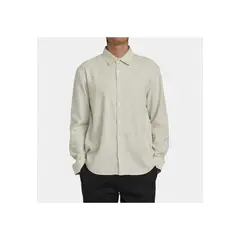 RVCA - Camisa M/L Hombre Hi Grade M Wvtp Beige