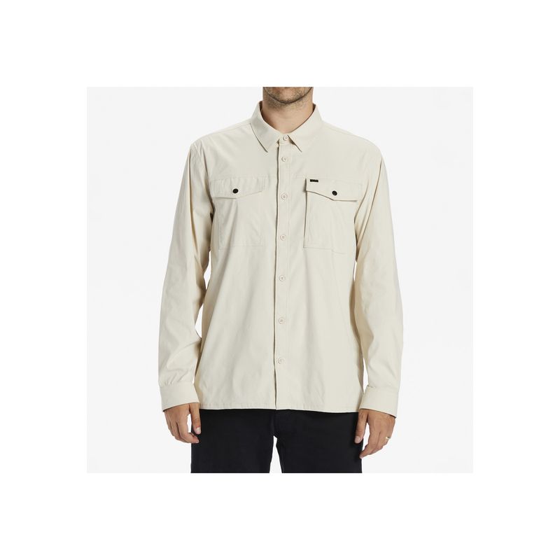 BILLABONG - Camisa M/L Hombre Surftrek Tech M W Blanco BILLABONG