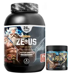 PALIKOS FITNESS - PACK WARRIOR Proteina Zeus COMPLEX 2kg Chocolate Creatina Apolo 300g.