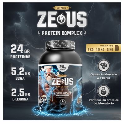 Imagen 2 del producto PACK WARRIOR Proteina Zeus COMPLEX 2kg Chocolate Creatina Apolo 300g.