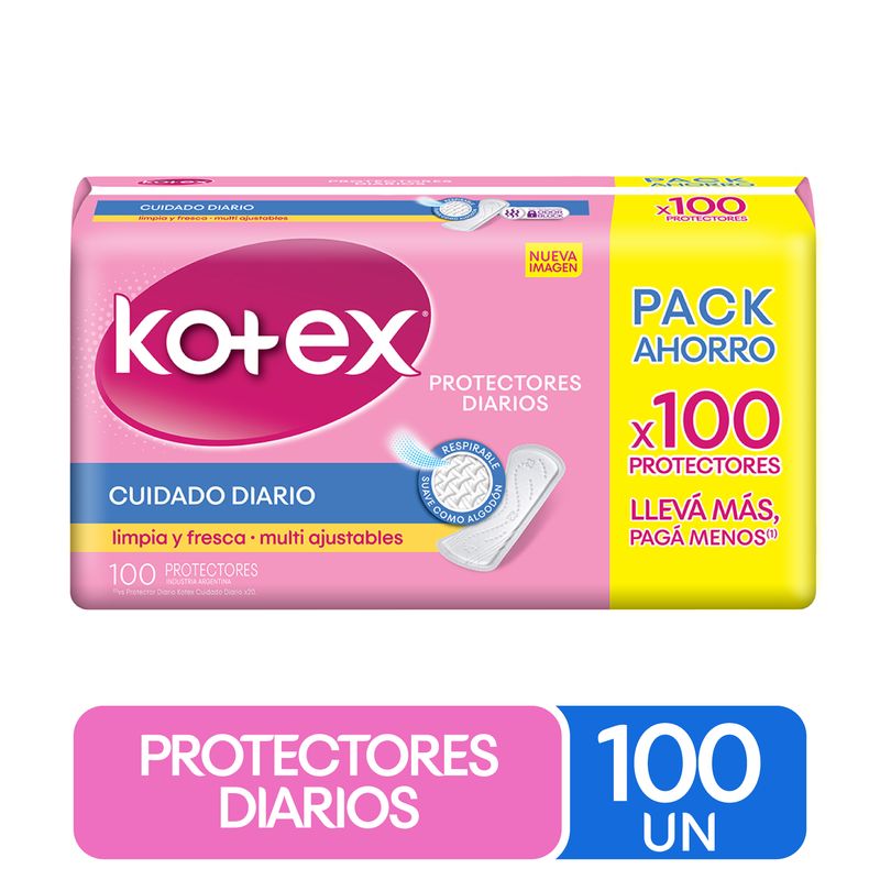 KOTEX - Protector Diario Kotex 100 un