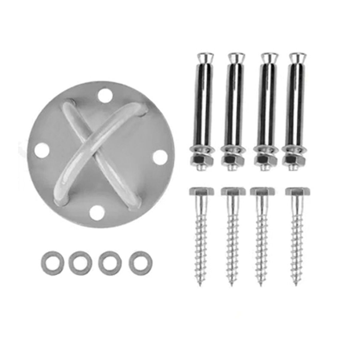 GENERICO - Gancho De Suspensión Trx Yoga Ligas De Resistencia Box Techo