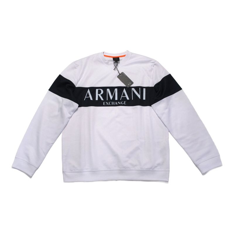 ARMANI EXCHANGE - Poleron Hombre Armani Exchange Blanco Talla L