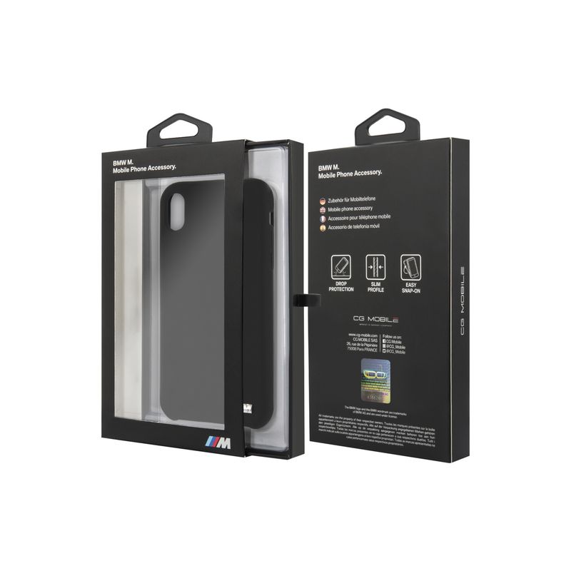 BMW - CARCASA BMW P/IPHONE XP NEGRA BMHCI61MSILBK BMW