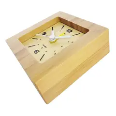 GARETTO - Reloj Despertador De Bamboo
