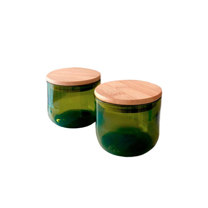 GREEN GLASS - Pocillos de Picoteo - Verdes